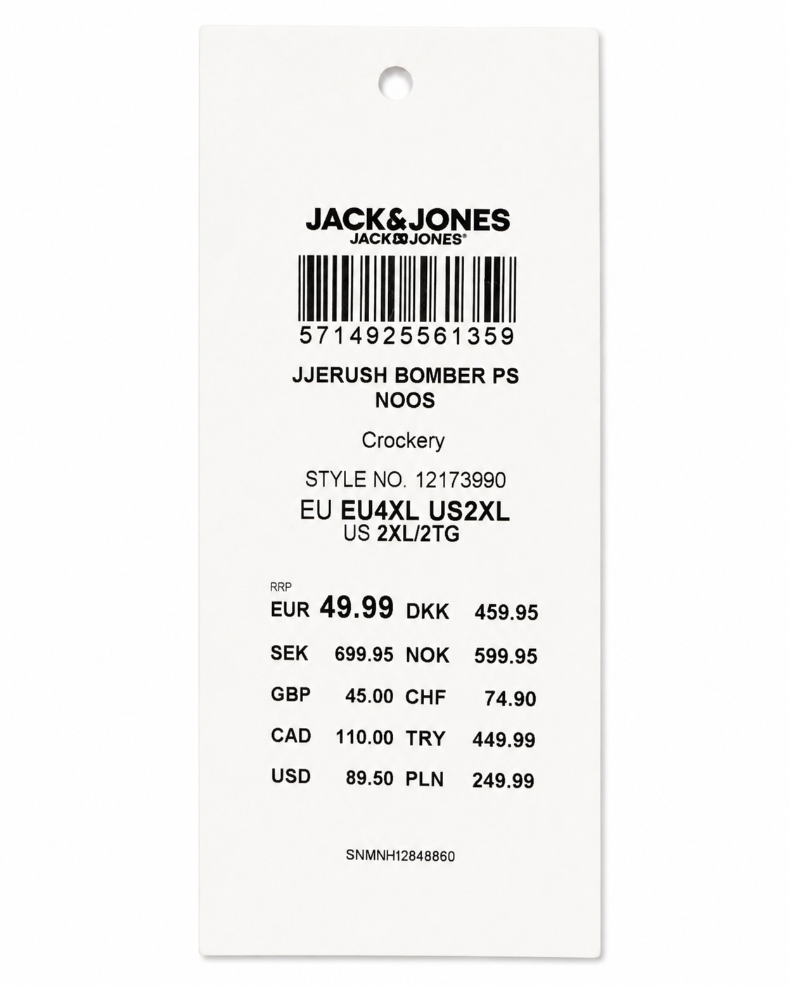 Geacă bomber JACK & JONES Plus bărbați