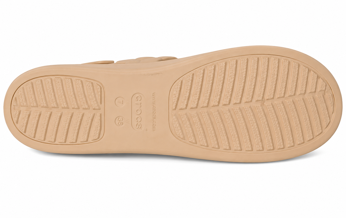 Sandale damă Crocs Brooklyn Woven Upper Low Wedge
