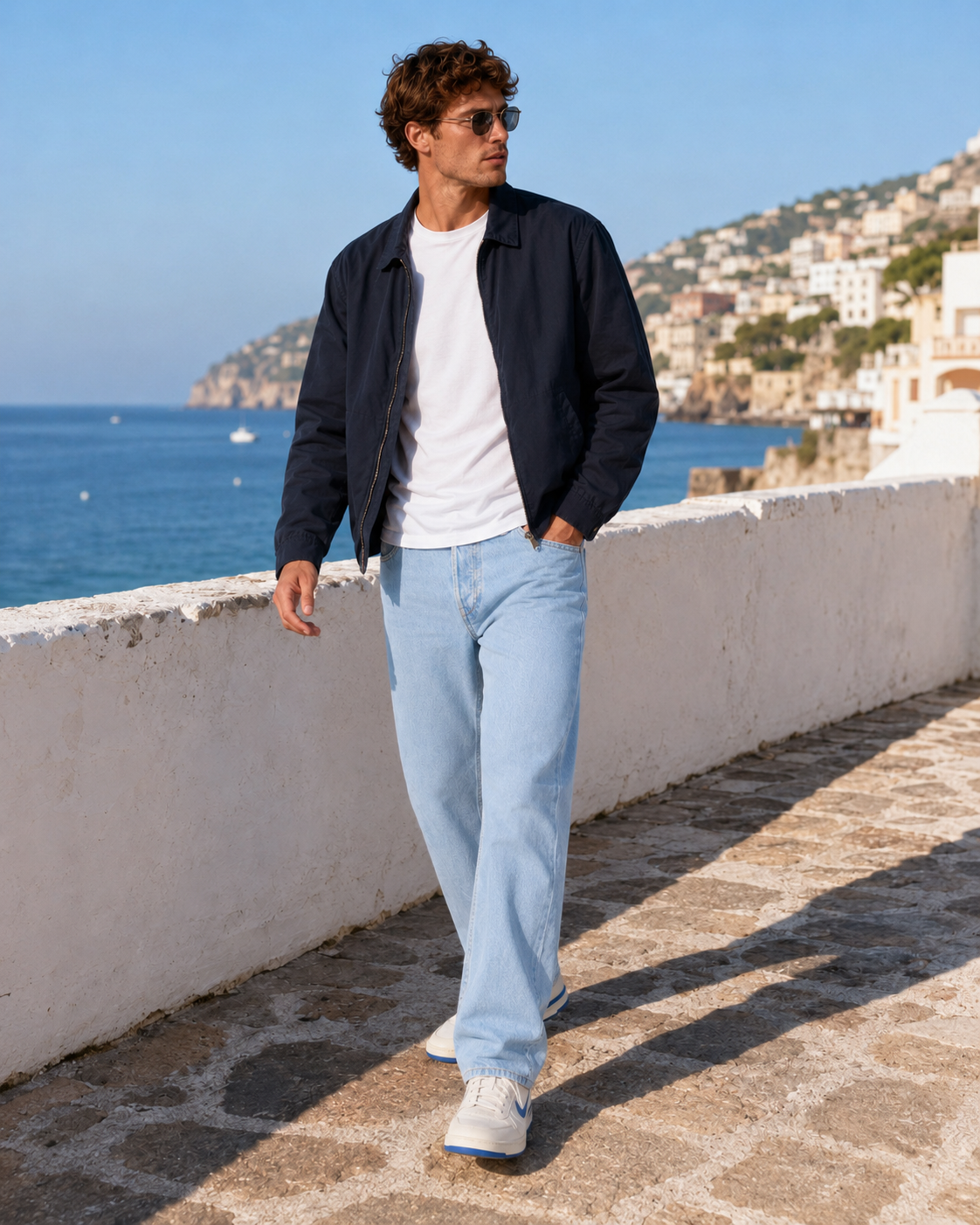 Blugi bărbați JACK & JONES Plus Chris Relaxed Fit
