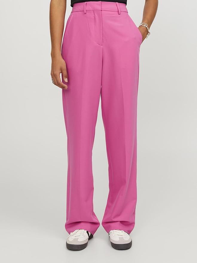 Pantaloni Damă JJXX JXMARY High Waist Carmine Rose