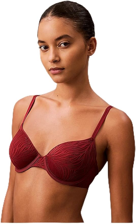 Sutien Calvin Klein Lightly Lined Demi Syrah damă EU 90A / UK 40A Original