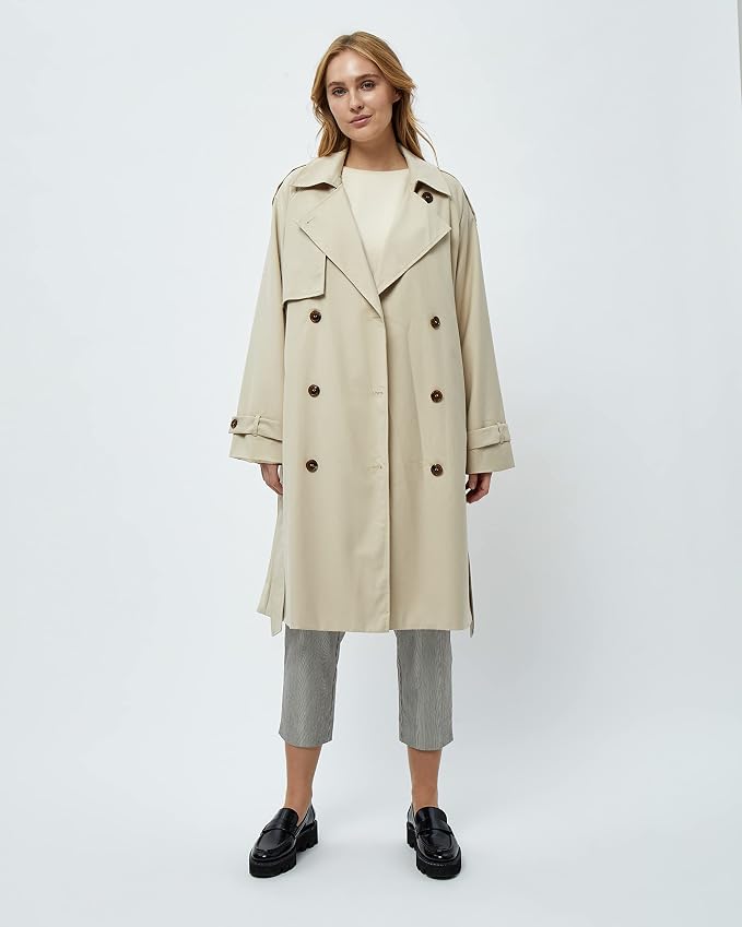 Trenci PEPPERCORN plus-size femei Maggie Curve Safari, mărimea 50