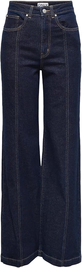 ONLY Hope Wide EX High Waist Jeans Damă – Dark Blue Denim ONLHOPE