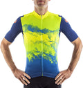 CASTELLI Polvere Jersey Tricou Ciclism Bărbați Galben Fluorescent – Original