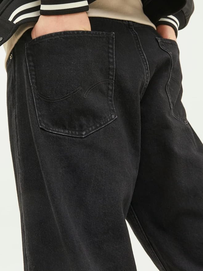 Jack & Jones JJIALEX JJORIGINAL Black Denim Jeans bărbați
