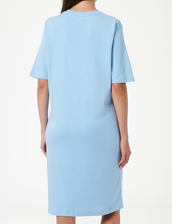 Tommy Hilfiger Rochie Damă Regular Script Graphic Dress SS Albastru Deschis