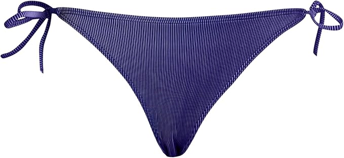 CALVIN KLEIN Slip Bikini String Side Tie Damă Sapphire Blue 2XL Original