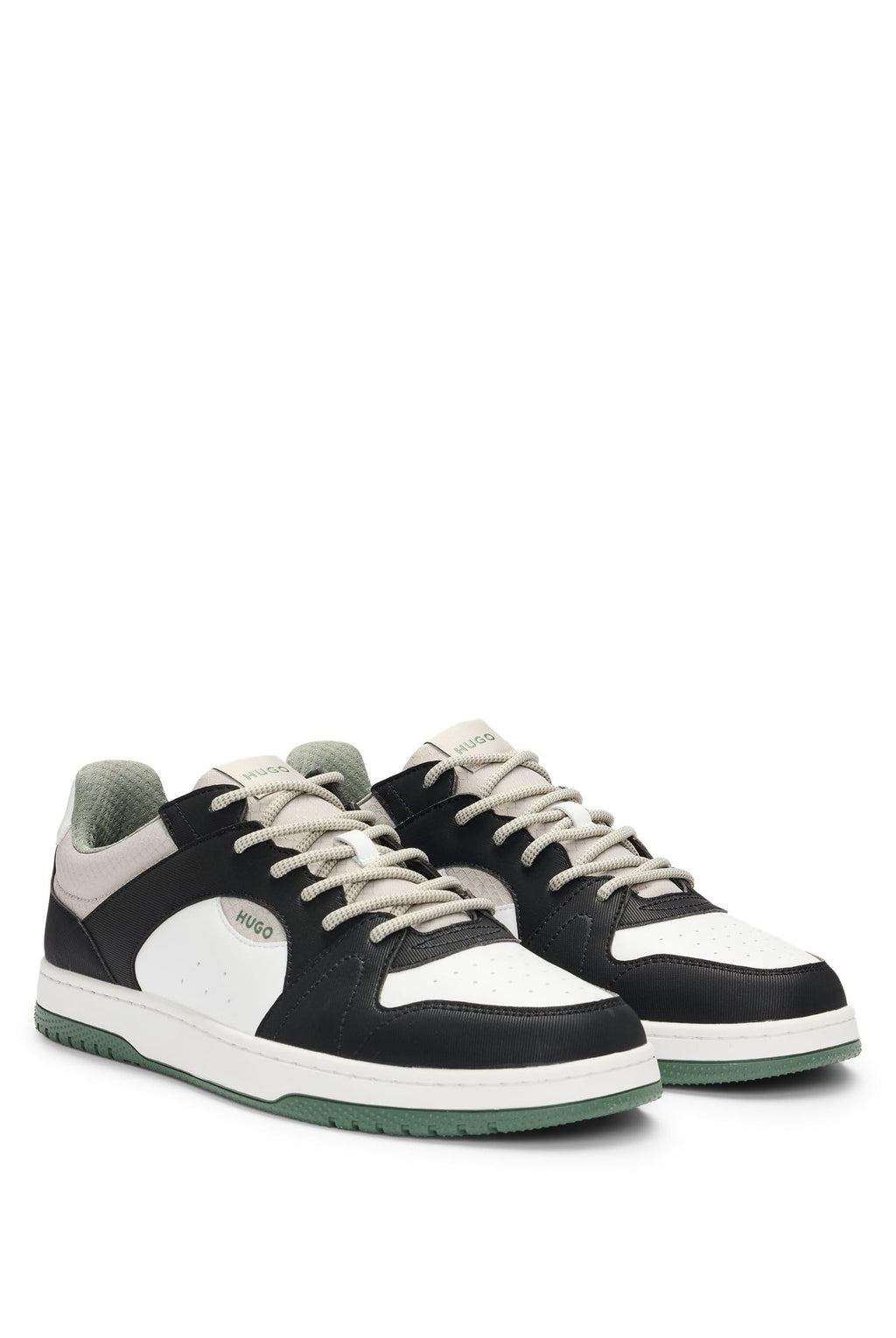 HUGO Sneakers Bărbați Hadrian_tenn_nypu Open Brown din Piele – Originali