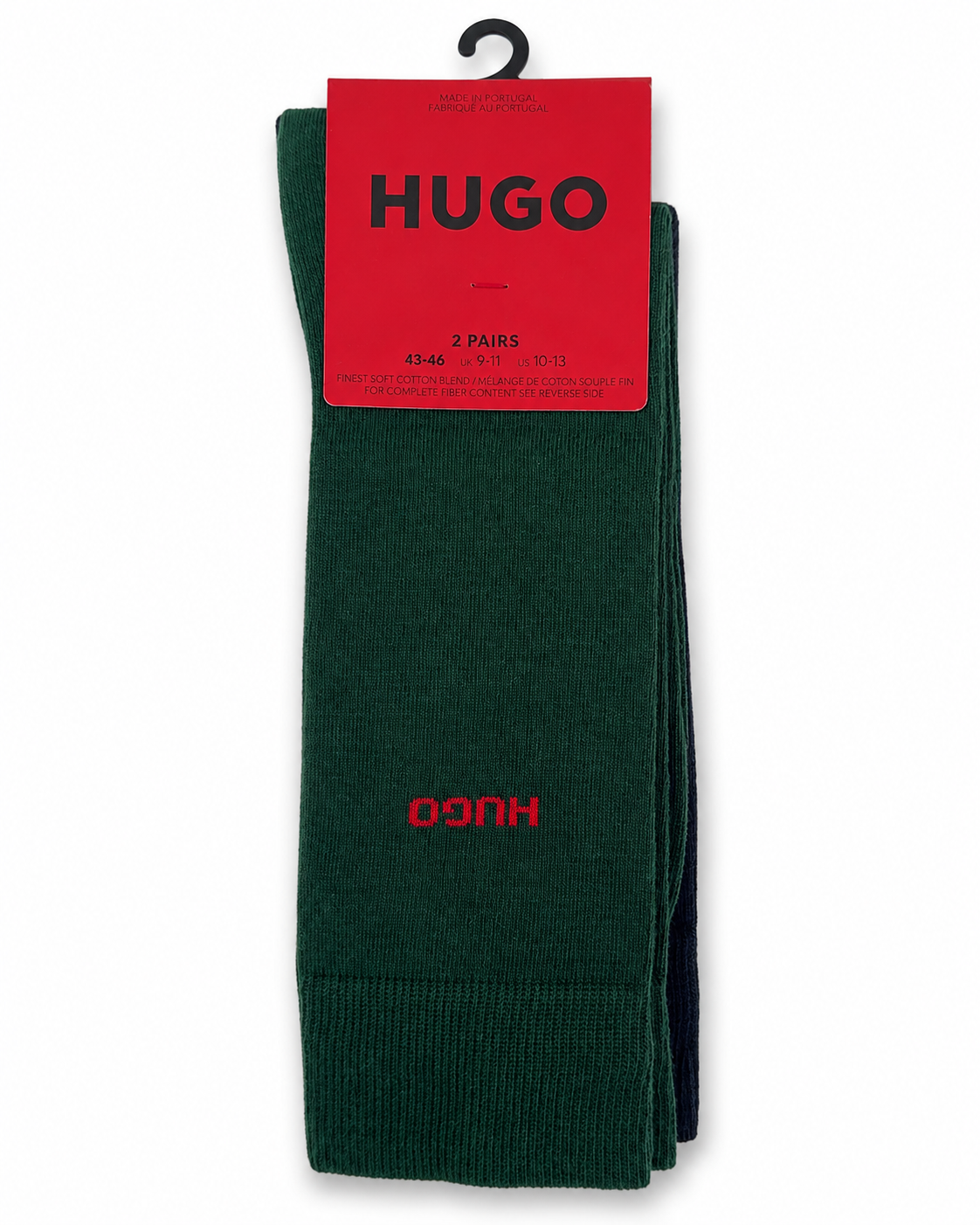Set 2 Perechi Șosete HUGO Bărbați – Verde Închis & Bleumarin