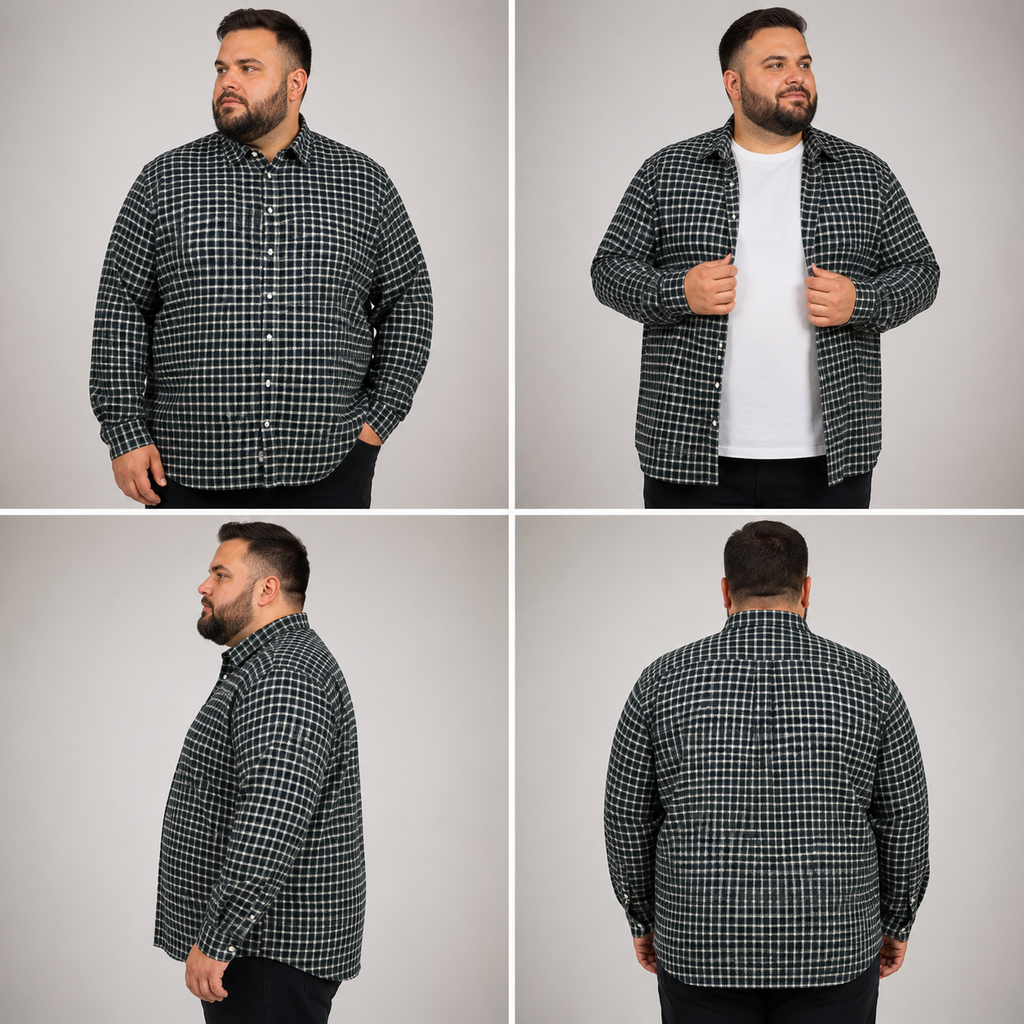 Cămașă din flanel în carouri Jack & Jones Jorjoshua, Comfort Fit