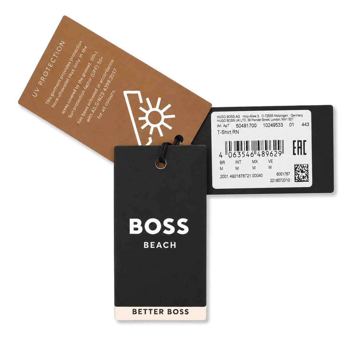 Tricou BOSS Beach T-Shirt RN bărbați Regular Fit