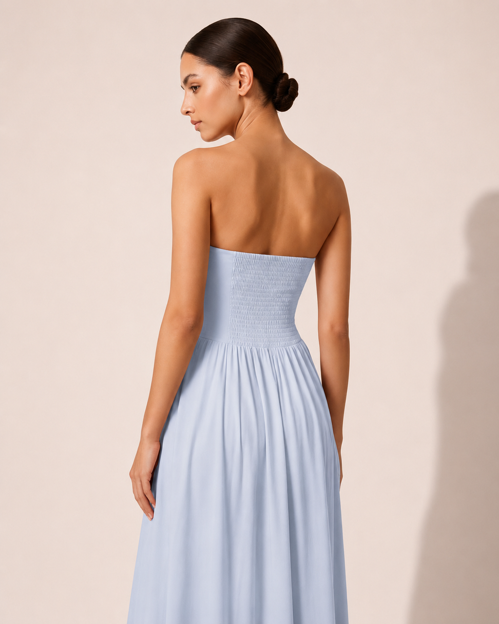 THE DROP Rochie lungă fără bretele Carlota