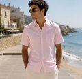 Cămașă Slim Fit Stretch Poplin, mânecă scurtă