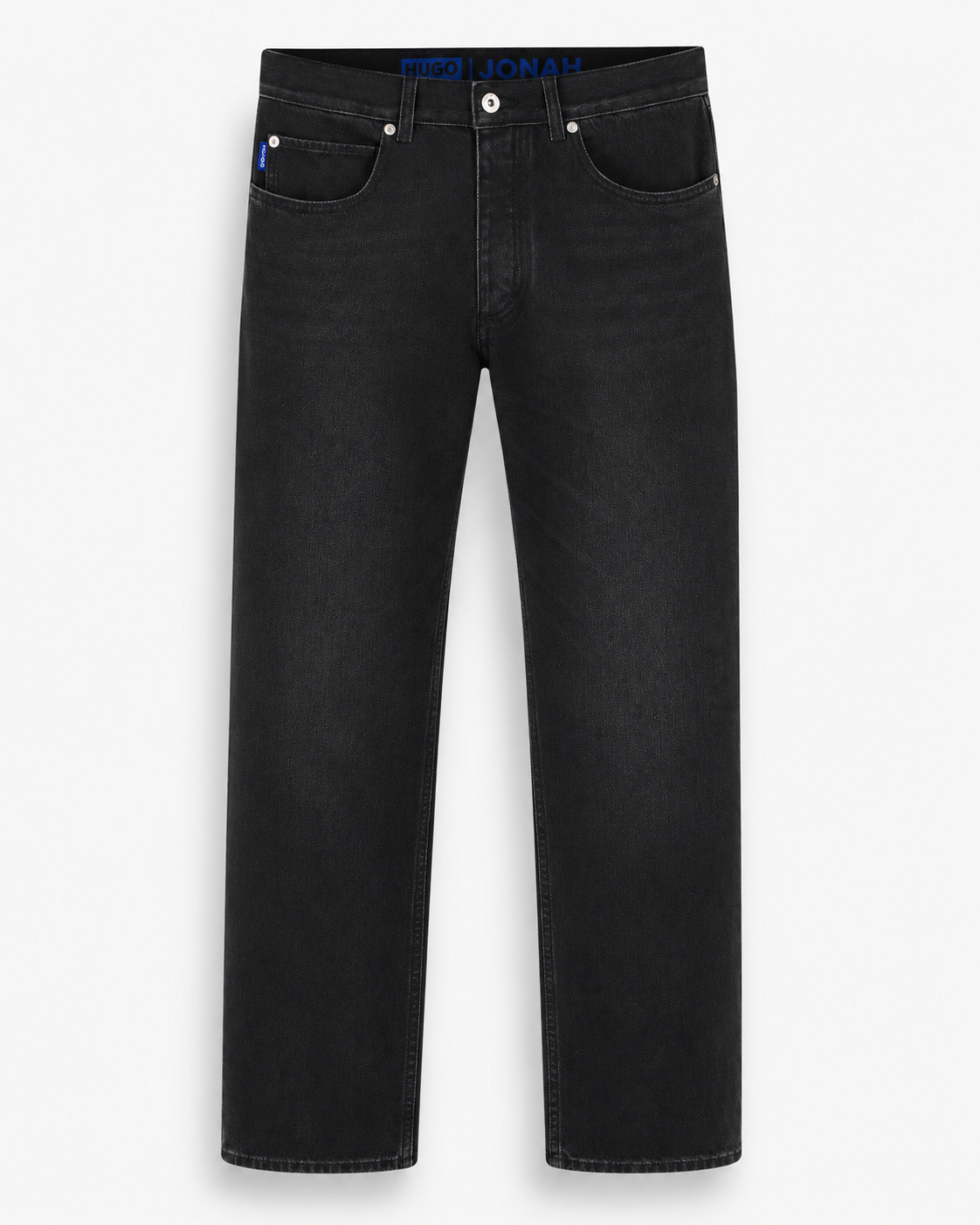 Blugi HUGO Jonah bărbați Regular Fit Dark Grey