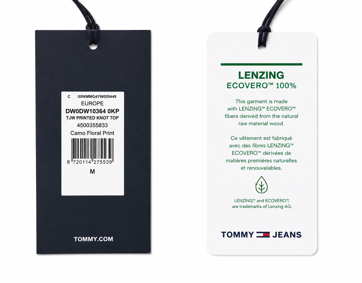 Top TOMMY JEANS Damă TJW Printed Knot