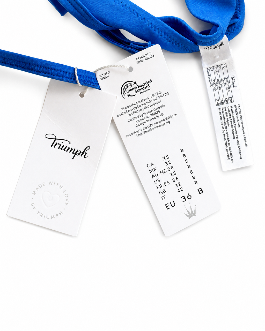 Sutien de baie Triumph damă cu burete
