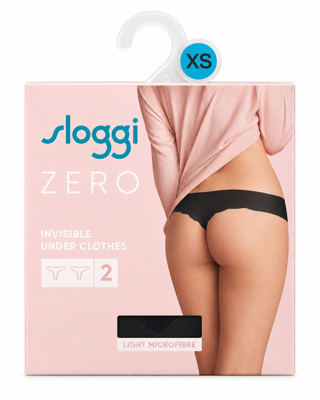Set 2 chiloți damă Sloggi ZERO Microfibre Hipster