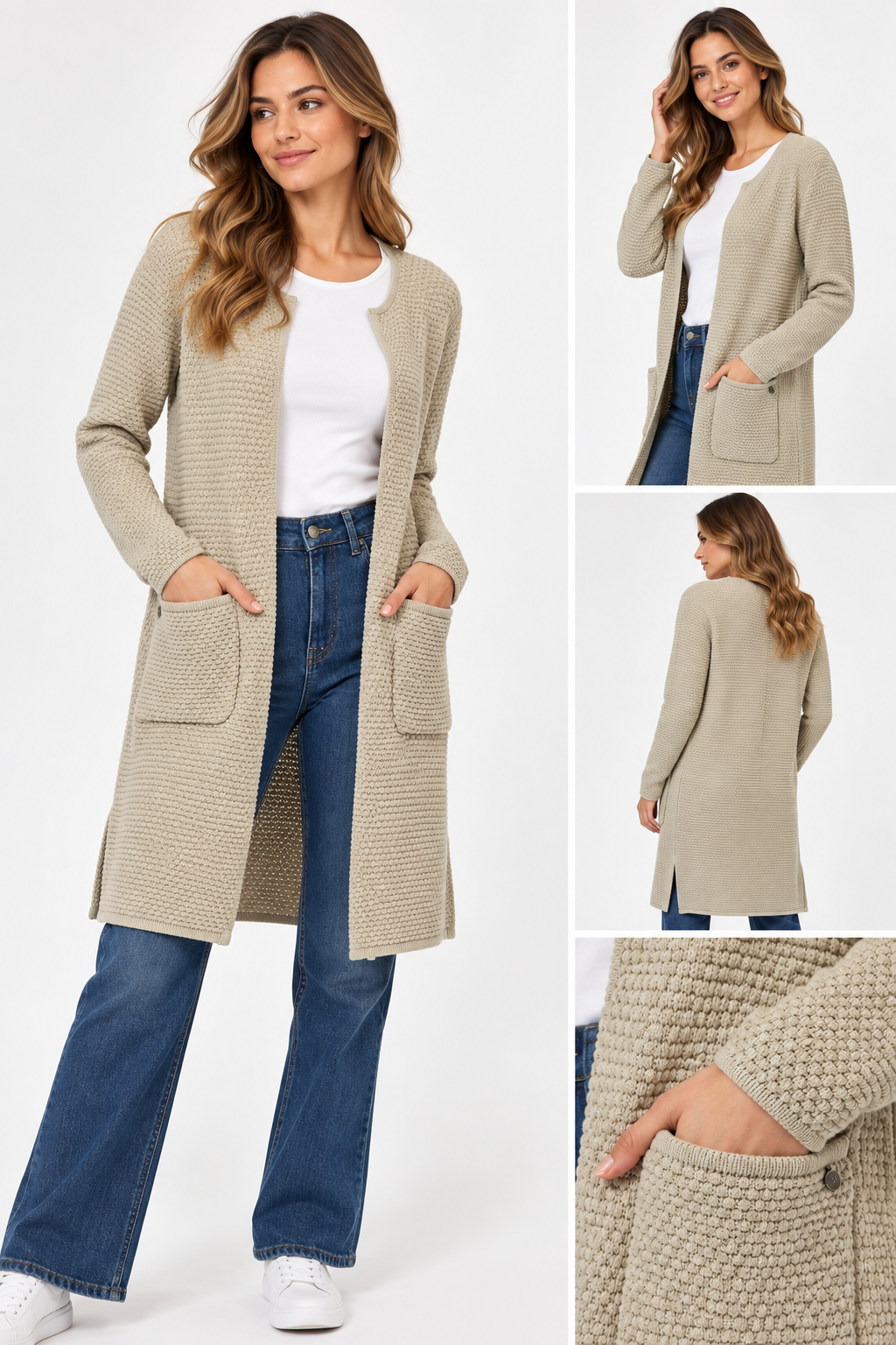 Cardigan damă Minus din bumbac organic