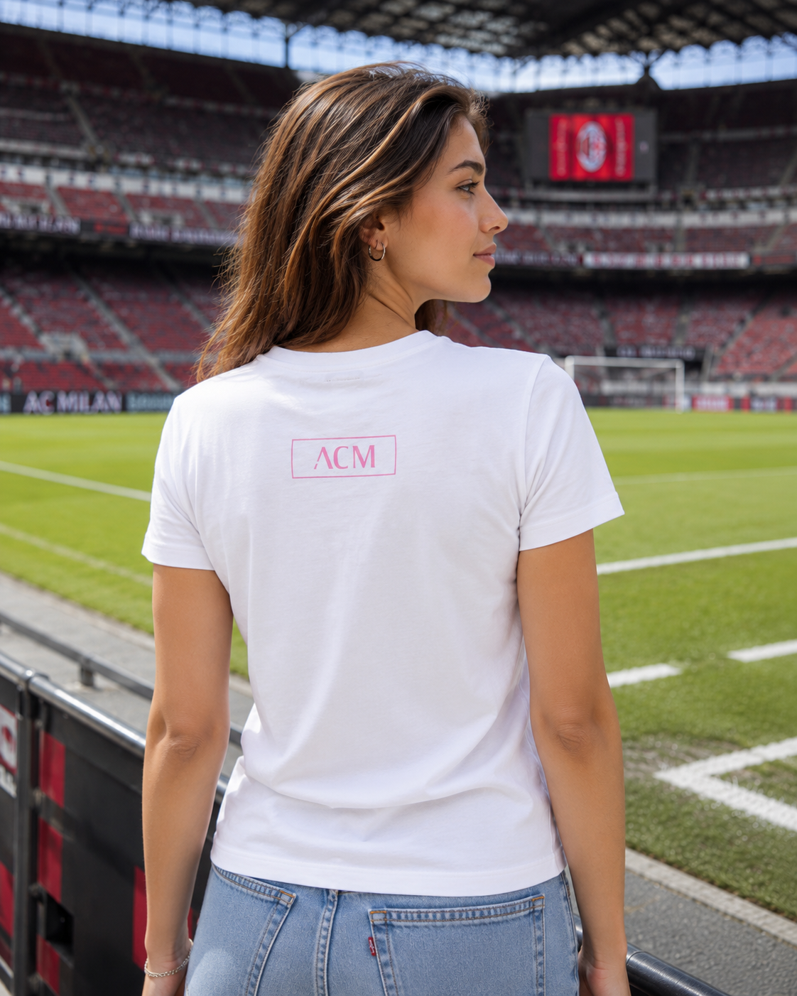 Tricou damă AC Milan Monochrome oficial