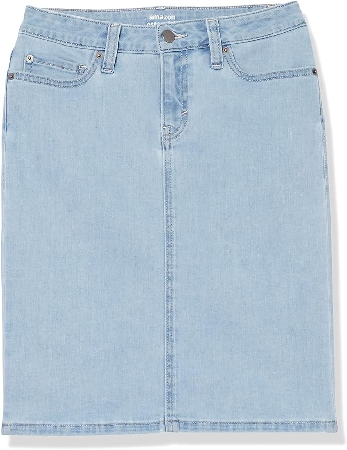 Fustă de blugi damă Amazon Essentials Classic 5-Buzunare