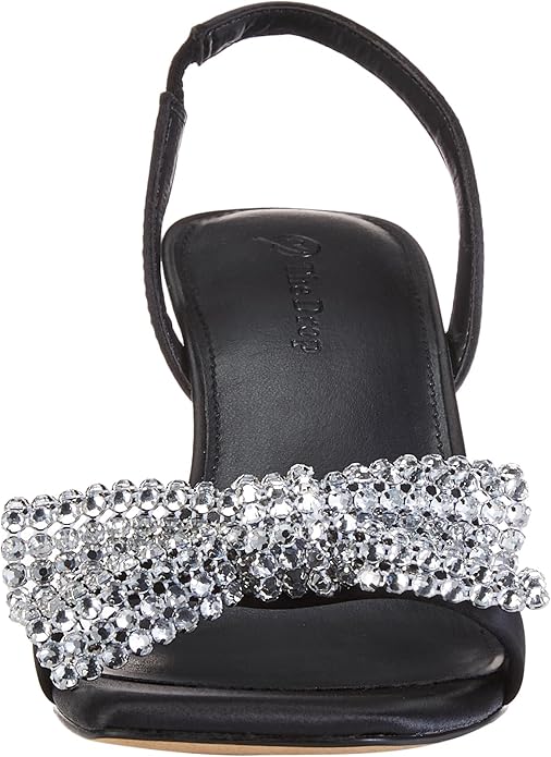 THE DROP Kate Sandale Slingback Damă Negre cu Toc – Mărimea 36.5 Originale