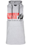GORILLA WEAR Rogers Hooded Tank Top cu Glugă Gri