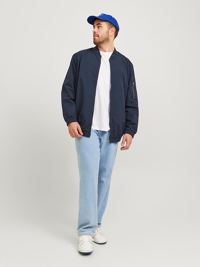 JACK & JONES Jeans CHRIS Relaxed Fit Bărbați W40/L32 Albastru Deschis