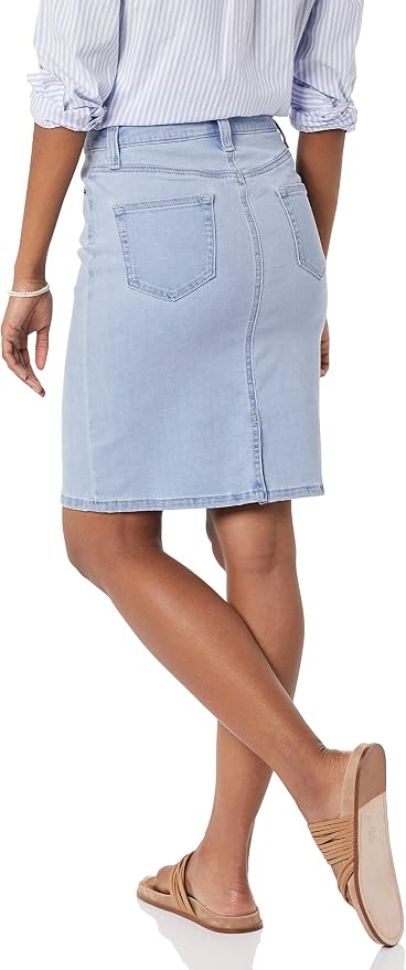 Fustă de blugi damă Amazon Essentials Classic 5-Buzunare