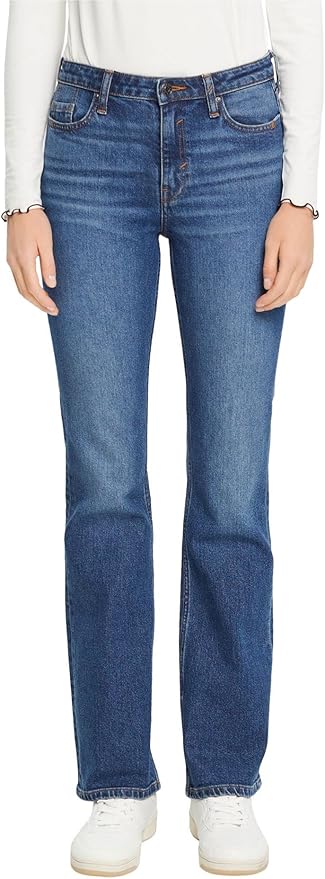 ESPRIT Jeans Bootcut Stretch din Denim Premium pentru Femei – Albastru Deschis