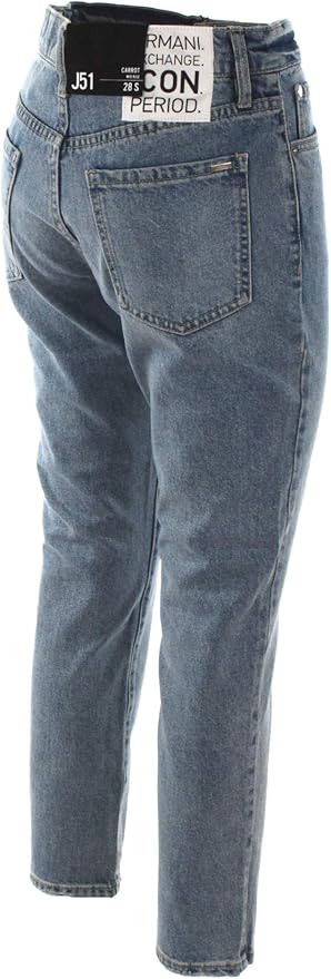 Armani Exchange J51 Carrot Jeans Damă Indigo Denim – Mărimea 25