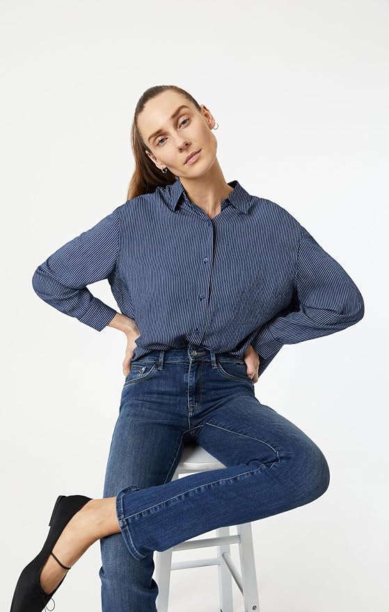MAVI Kendra High Rise Straight Leg Jeans Damă /Original