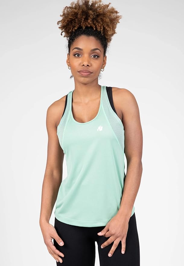 Gorilla Wear Seattle Tank Top Mint Green Damă – Maiou Sport Original