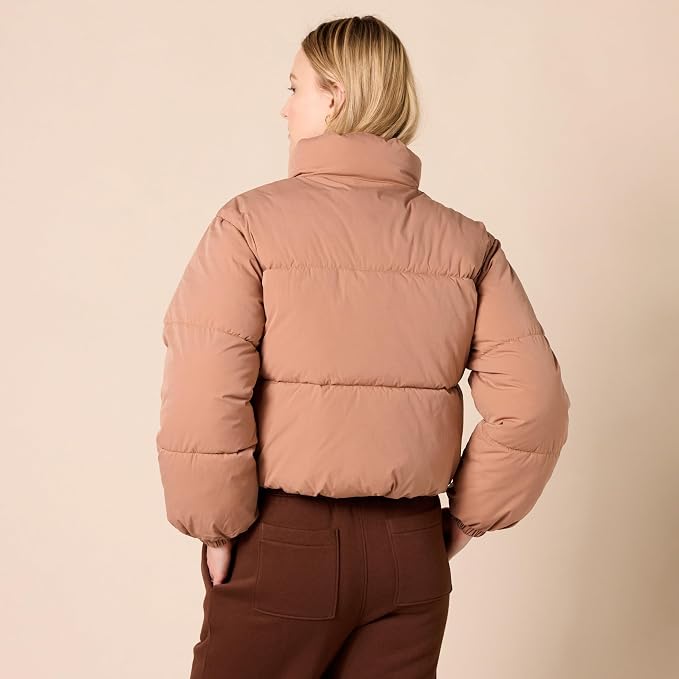 Geacă Puffer Scurtă Damă Amazon Essentials
