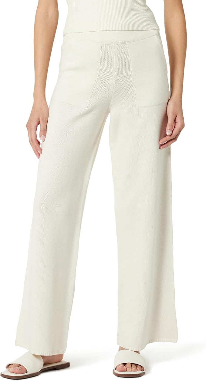 The Drop pantaloni tricot femei Cynthia Pant Whisper White