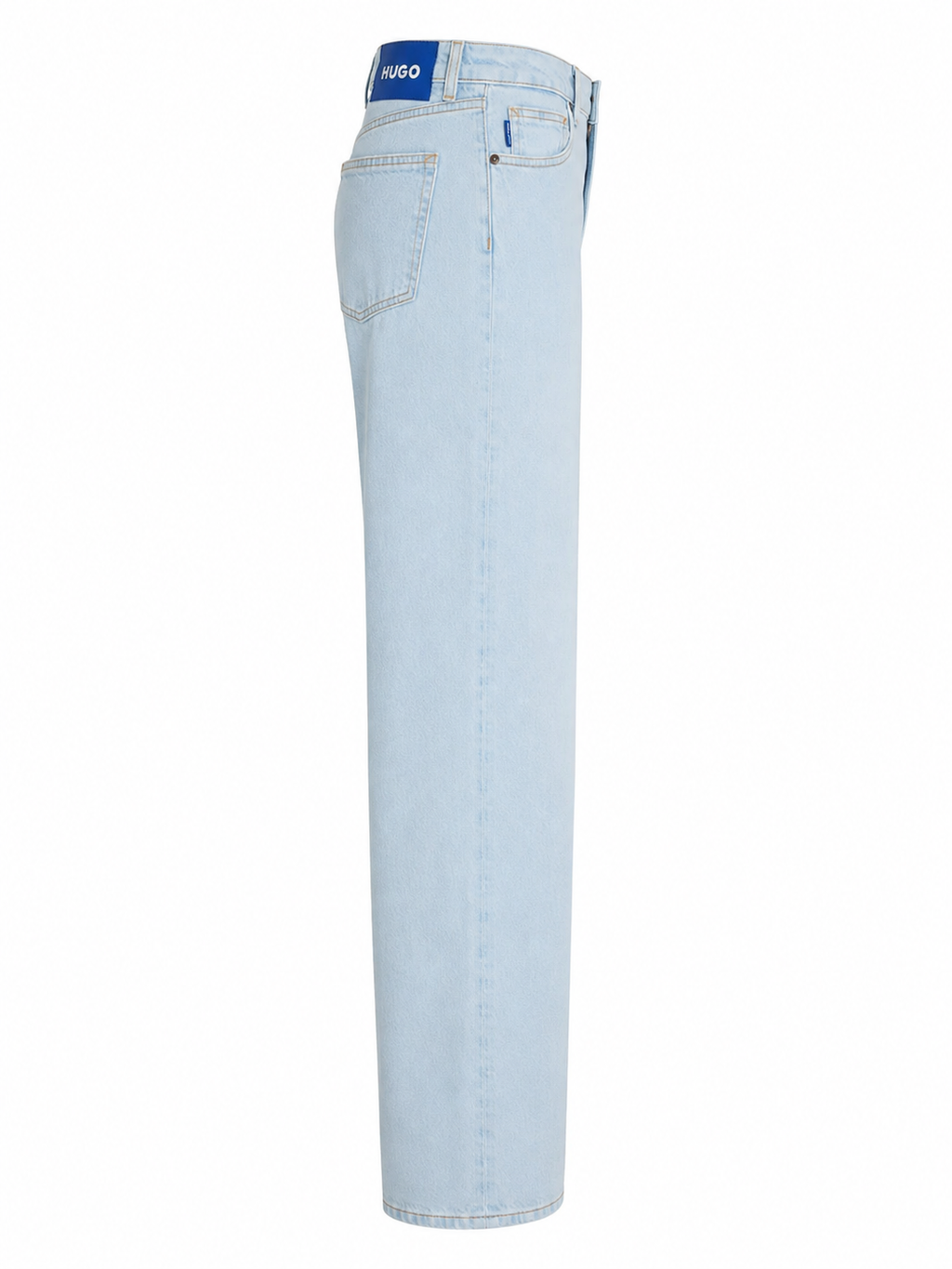 Blugi HUGO Blue Elyah_B damă Straight Fit