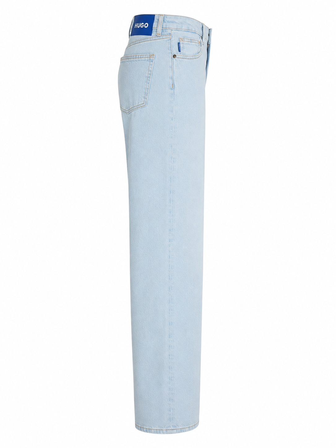 Blugi HUGO Blue Elyah_B damă Straight Fit