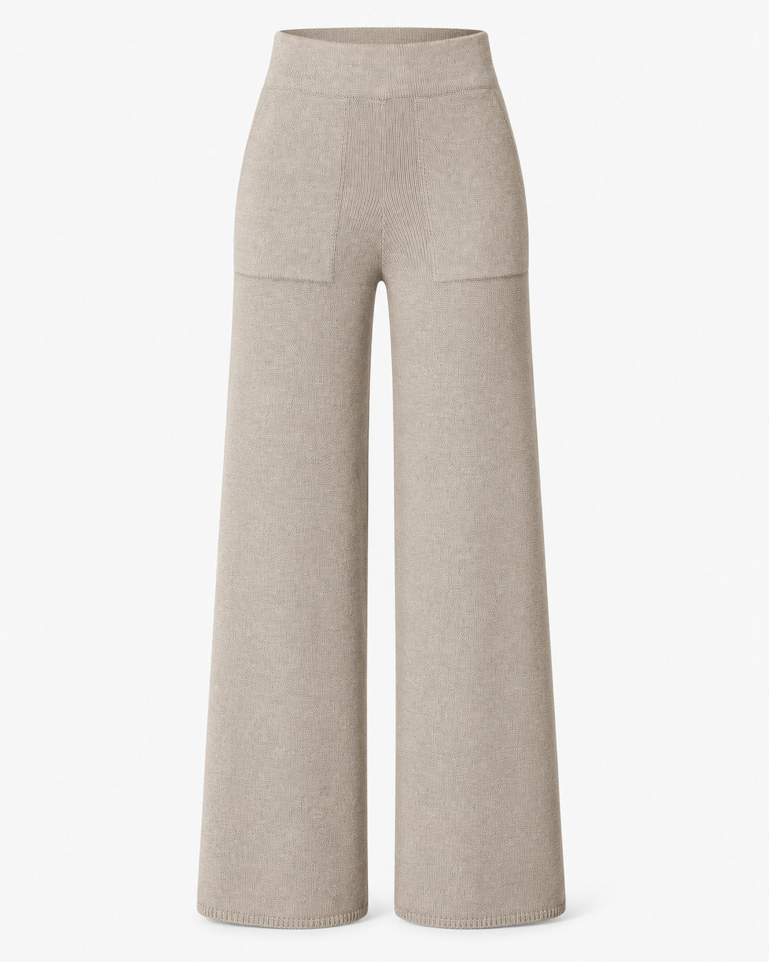 Pantaloni Tricotați The Drop Cynthia Wide Leg