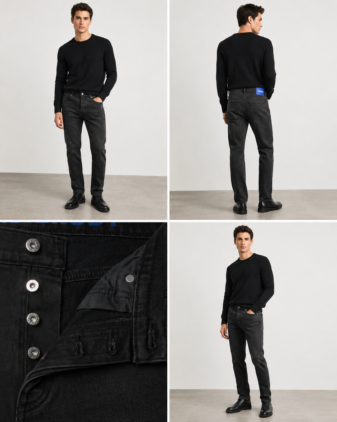 Blugi bărbați HUGO Brody Tapered Fit