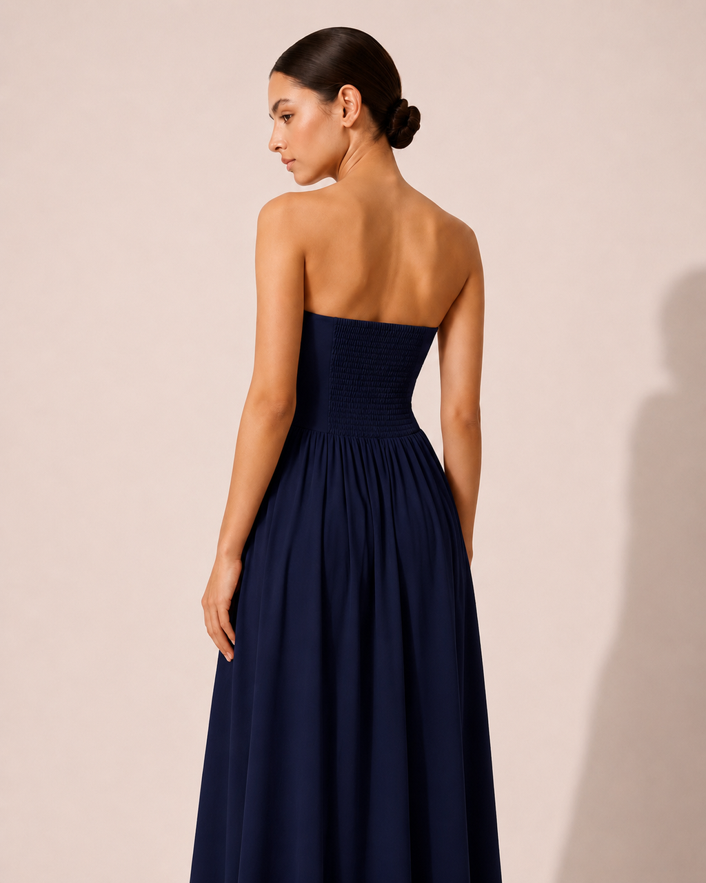 THE DROP Rochie lungă fără bretele Carlota