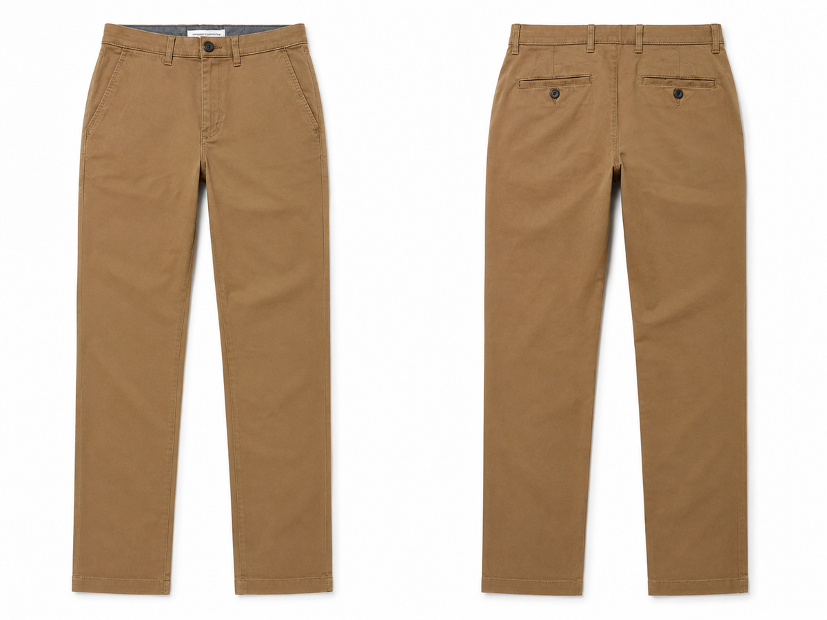 Pantaloni chino Amazon Essentials Straight Fit bărbați