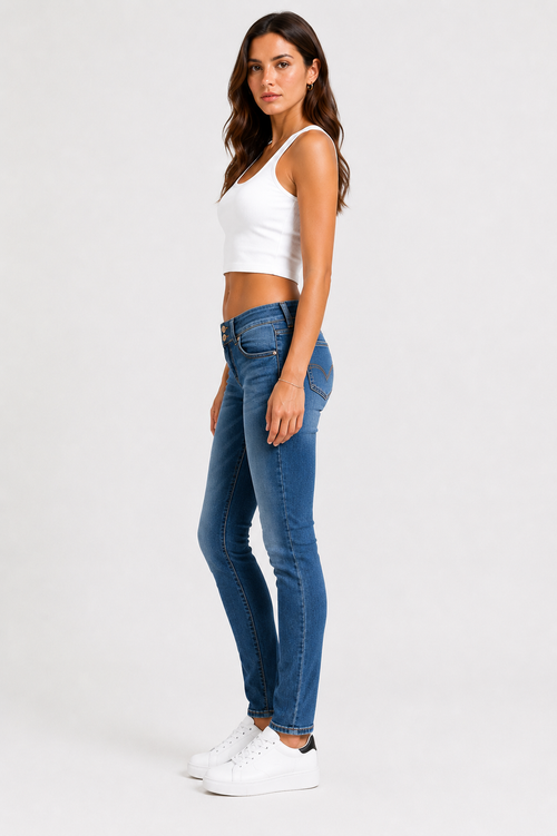 Blugi damă LTB Molly Low Rise Slim – Albastru Denim