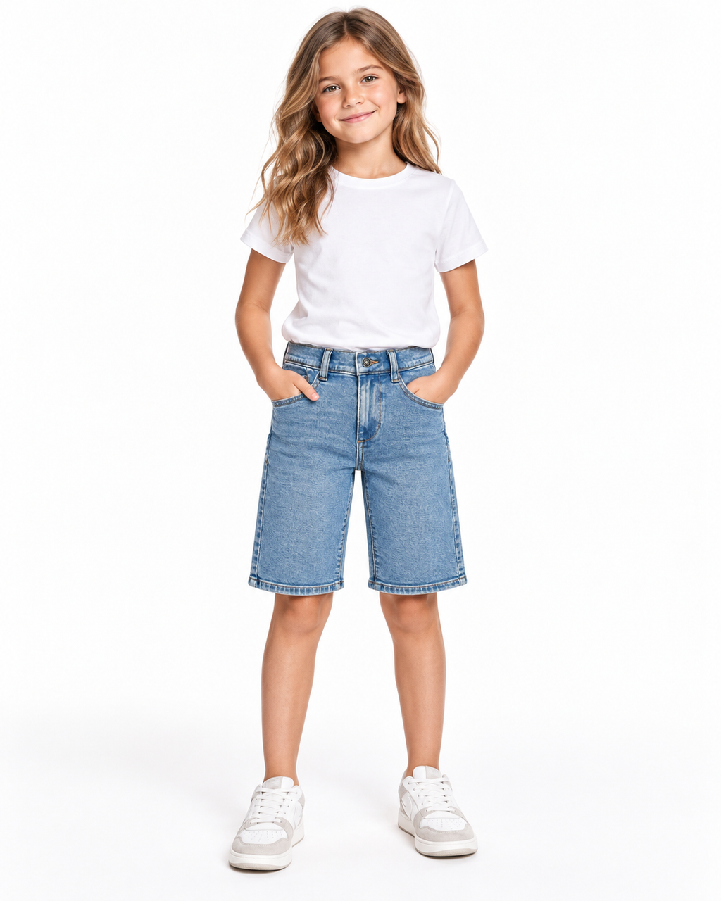 Bermude jeans copii s.Oliver Junior Slim Fit – imagine produs 3