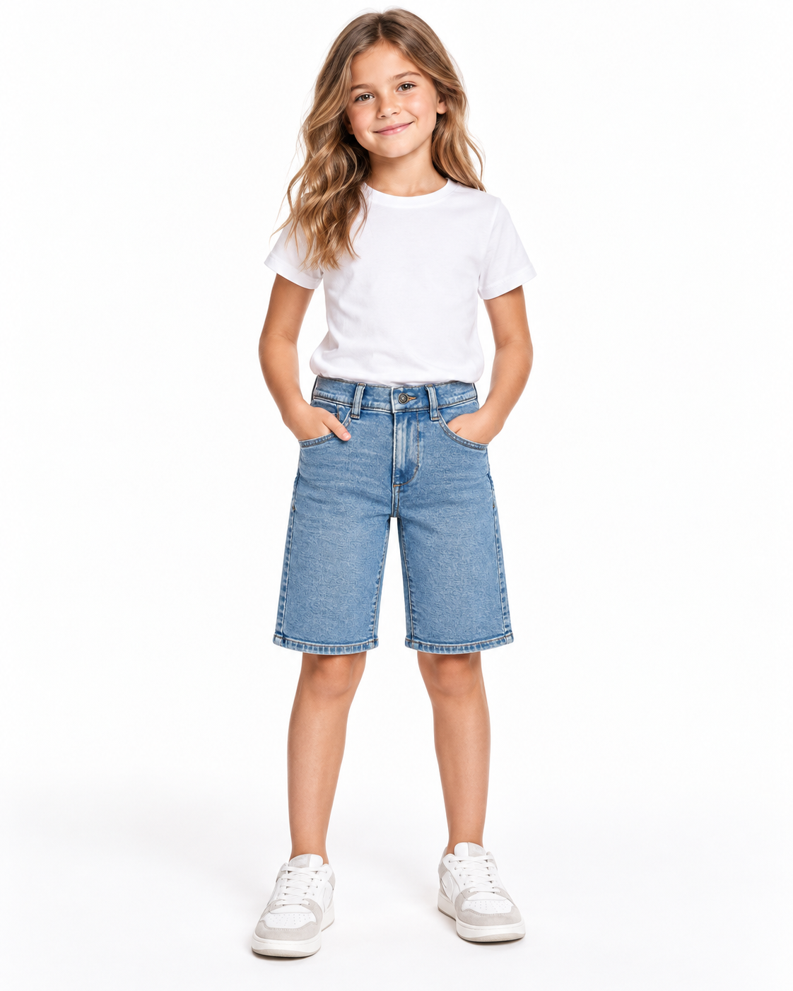 Bermude jeans copii s.Oliver Junior Slim Fit – imagine produs 3