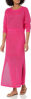 Rochie Plasă de Plajă Damă Hot Pink