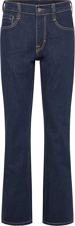 MUSTANG Oregon Boot Slim Low Boot Jeans bărbați – Albastru Închis – 1006280/5000-980