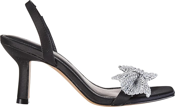 THE DROP Kate Sandale Slingback Damă Negre cu Toc – Mărimea 36.5 Originale