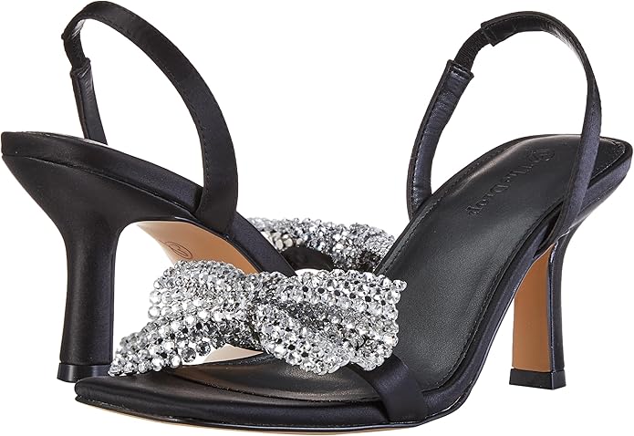 THE DROP Kate Sandale Slingback Damă Negre cu Toc – Mărimea 36.5 Originale