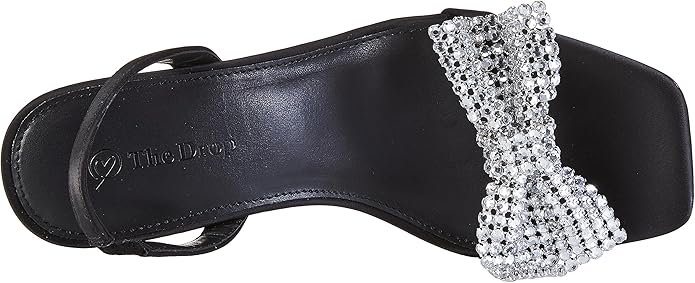 THE DROP Kate Sandale Slingback Damă Negre cu Toc – Mărimea 36.5 Originale