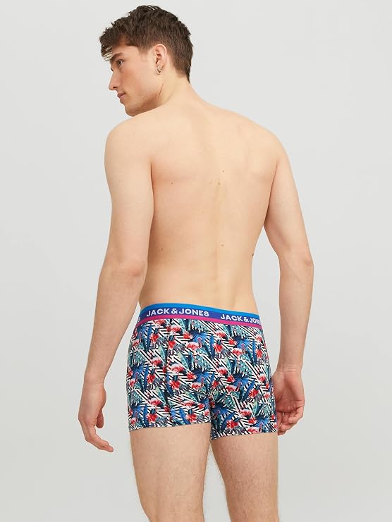 Boxeri JACK & JONES bărbați JACLAKELAND Trunks 3 Pack albastru