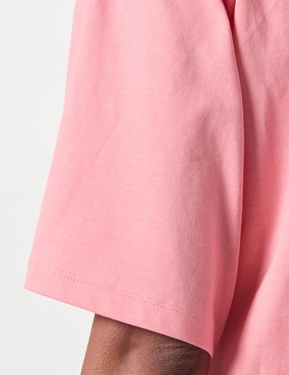 BOSS Tricou Damă C_Enis Small Logo Roz
